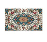 MKBKLI Abstract Canvas Wall Art 80x160cm, Vintage Floral Persian Pattern Modern Wall Painting for Living Room Bedroom Office Kitchen, Contemporary Home Decor Picture for Teens Girls Women