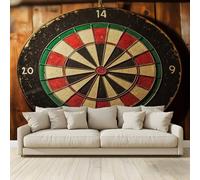 MKBKLI Modern 3D Custom Non-Woven Vintage Target Photo Wall Mural 157x110 Inch 8 Stripes Wall Art for Living Room Bedroom Office TV Background Home Decor