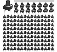 MKBKLLJY 150PCS 2 Pin Momentary Tactile Tact Push Button Switch 6 x 6 x 7mm Mini Micro Tact Switch ON/OFF Assortment Kit with Solder Wire for Panel PCB Breadboard Circuit Board Camera