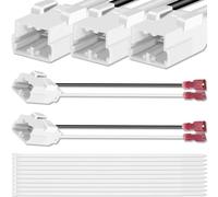 MKBKLLJY 5PCS 72-6514 Speaker Harness Replacement for Wrangler/Renegade/Patriot/Commander/Cherokee/Ram Trucks/Caravan Front Rear Door Car Speaker Connector Plug