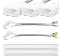 MKBKLLJY 5PCS Car Door Speaker Wiring Harness Adapter Connector Plug Replacement for 4Runner / RAV4 / Corolla/Yaris/Tacoma/Venza/Lancer Evolution/Eclipse/Forester/TC