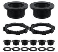 MKBKLLJY 8Pcs 20mm/0.8inch Black Round Rocker Switch Shell Mounting Panel Waterproof Dustproof Plastic Cap for Rocker Toggle Switch Marine Automotive RV Car Truck