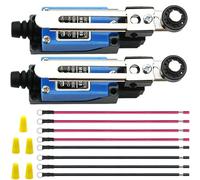 MKBKLLJY ME-8108 Momentary Limit Switch Adjustable Roller Lever Arm Travel Switch 5A 250V AC/0.4A 115V DC Self-Reset 1NC 1NO for CNC Mill Laser Plasma Router 8PCS Terminal Wires 5PCS Terminal Cap