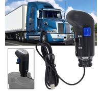 Mkbve USB Gearshift Knob from a MAN Truck ATS/ETS2 for Logitech G25 G27 G29 G920 H Gear Shifter Knob(Note:Only supports PC)