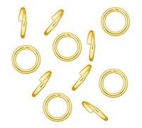 MKCLOCKS 6mm Lightweight 9ct Yellow Gold Open Jump Ring Pkt 1