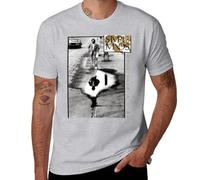 MKCSHCBV Simple Minds - Once Upon A Time - Reflection T-Shirt Cute Tops Hippie Clothes White t Shirts Mens Clothes Grey XXL