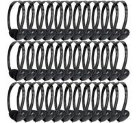 MKDTNJT Bulk Headphones 100 Packs for Kids School Classroom,Wholesale Class Set Headphones for Students Children Teens Boys Girls and Adult (HTC002,Black)
