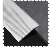 MKEING Floor Transition Strip For Doorways, Aluminum Threshold Ramp Wood To Tile Non Slip Door Threshold For Height Difference Transition From 4/5" To 1 3/5" (Color : L 90cm(3ft), Size : H 20mm(3/4i