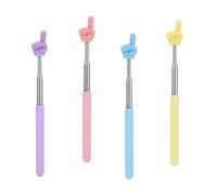 mkemka 4PCS Telescopic Teachers Finger Pointer Extendable Pointer Stick for Classroom Presentation Finger Pointer Stick Telescopic Pointer for Teacher Classroom For Teachers Office Early Childhood