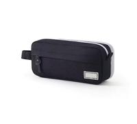 MKEMQXBEP 2PC Large High-Capacity Pencil Case Organizer Pouch for Pens School Office Supplies(Black 2PC)