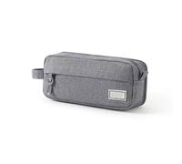 MKEMQXBEP 2PC Large High-Capacity Pencil Case Organizer Pouch for Pens School Office Supplies(Grey 2PC)