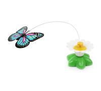 MKEMQXBEP Butterfly Cat Toy Shake Rotating Flying Humming Bird Intelligence Training Pet Toys(Butterfly color is random 1PC)