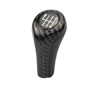 MKGKACVCPT Car Gear Lever Head for BMW 1 3 5 6 Series E30 E32 E34 E36 E38 E39 E46 E53 E60 E63 E83 E84 E90 E91 Car Speed Manual Gear Stick Shift Knob(Carbon-6 Speed)