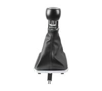 MKGKACVCPT Knob with Boot Shift Lever Knob Manual Upgrade for Opel Zafira B 2005 2006 2007 2008 2009 2010 5-Speed / 6-Speed ABS/PU Leather Black Stylish Gear Stick 1 *Gear Shift(Black 6speed)
