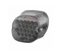 MKGKACVCPT Motorcycle Tail Light For Dyna For Street Low Rider FXDL Fat Bob FXDF Super Glide FXDC FXDB Smoke Red LED Crystal Tail Brake Light(Smoke)