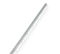 MKGT 10 X 1M Continuous Steel Metal Piano Hinge Strap Multi Colours With Holes (White)