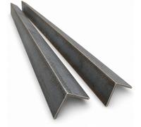 Mkgt 2X Mild Steel Equal L-Shaped Angle Iron Profile (L)1M (W)25mm (D)25mm (T)3mm