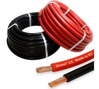 MKGT Hi-Flex 35mm² 240 Amp 2 AWG Automotive Starter/Inverter/Welding/Battery PVC Cable Wire (Black, 20 Metres)