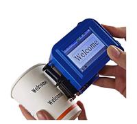 MKHFP Portable Inkjet Coder, Mini Handheld Color Inkjet Printer Customized QR Code Intelligent Inkjet Printer Plastic Glasses