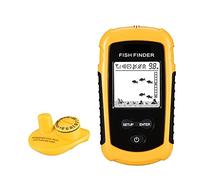 MKHFP Portable Spearfishing Camera Echo Sunder Sonar Depth Ocean River Wireless Fish Finder for Fishing in Lake, Boat and Ice (FFCW1108-1 Sensor)