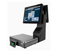 MKHFP Touch Screen PC Cashier Scale, Fruit Shop, Snack Food, Stewed Food Shop Weighing Cashier Scale Checkout Counter Equipment