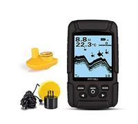 MKHFP Underwater Fishing Camera Sonar TRANSCURUCER 2-in-1 Wired and Wireless Sensor Portable Fish Restaurant Waterproof 328 ft/100 m Depth for Lake, Boat, Ice Fishing (FF718LiD)