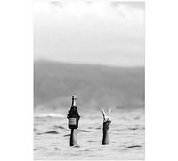 MKHFUW Canvas Wall Art Black and White Photo Feminist Poster Trendy Girl Fashion Home Wall Decoration - Without Frame (Photo 05.20 x 30 cm x 1)