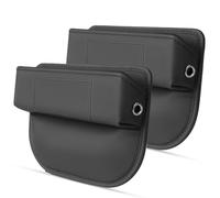 MKHIXTSL Car Leather Storage Gap Bag Filler Organizer for BMW 2 Series Active Tourer F45, 2Pack Universal Multifunctional Console Side Pocket Seat Box for Phones Keys Cards,A/Black