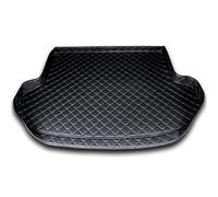 MKHIXTSL For Mitsubishi Eclipse Cross 2018-2024 PHEV Car Boot Mats Trunk Liners, Tailored Artificial Leather Non-Slip Floor Protector Cargo Carpets Accessories with Raised Edges,B