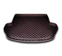 MKHIXTSL For Mitsubishi Eclipse Cross 2018-2024 PHEV Car Boot Mats Trunk Liners, Tailored Artificial Leather Non-Slip Floor Protector Cargo Carpets Accessories with Raised Edges,C