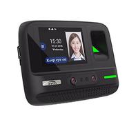 MKHJKIOII AF4 Time Attendance Management System Face Recognition Fingerprint Password Biometric Device Facial Recognition(Standard Version)
