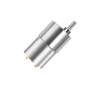 MKHQST 12V 24V Micro DC Gear Motor 12~1600 RPM 14.4W 0.5-35KG.CM Speed Regulation Small Motor Metal Gear High Torque Stepper Motor(25RPM_24V)