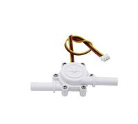 MKHQST Flowmeter 2pcs Hall-effect Water Flow Meter S304 Miniature Sensor With 3/8" Barb Fitting For Coffee Machines And Dispensers(XH Cable 25cm (180° angle))