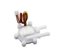 MKHQST Flowmeter 2pcs Miniature Hall-Effect Water Flow Sensor 7mm For Coffee Machines Dispensers And Purifiers Model 2103(0°,Inner diameter 3.5mm)