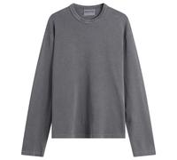 MKI Men's 220 Gsm Slub Long Sleeve Pigment Black