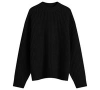 MKI Men's Chunky Rib Knit Crewneck Black