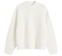 MKI Men's Chunky Rib Knit Crewneck Off White