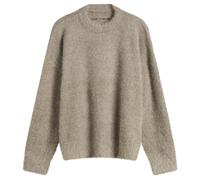 MKI Men's Faux Alpaca Knit Crewneck Charcoal Melange