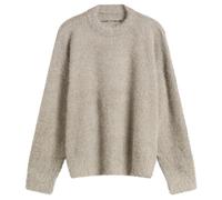 MKI Men's Faux Alpaca Knit Crewneck Grey Melange