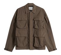 MKI Men's Garment Dye Box Overshirt Deep Khaki Small