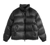MKI Men's Translucent Funnel Neck Bubble Jacket Black