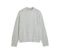 Mki Miyuki Zoku Logo-embroidered Brushed Knit Jumper - Light Grey - S