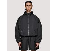 MKI MIYUKI ZOKU Mens Box Fit Hyperlight Hooded Wind Jacket - Colour: Black - Size: Large