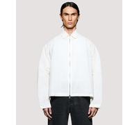 MKI MIYUKI ZOKU Mens Box Fit Loose Weave Check Rider - Colour: Bone - Size: XL