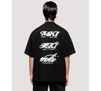 MKI MIYUKI ZOKU Mens Box Fit Stack T-Shirt - Colour: Black - Size: XL