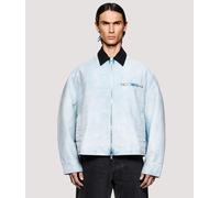 MKI MIYUKI ZOKU Mens Box Fit Sunfaded Work Jacket - Colour: Bleach - Size: Medium