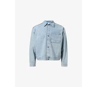 Mki Miyuki-Zoku Mens Mki Miyuki-Zoku Oversized Twisted-Weave Denim Jacket Bleach Wash XL