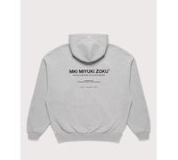 MKI MIYUKI ZOKU Mens Oversized Design Studio Hoodie - Colour: Grey - Size: Medium
