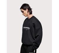 MKI MIYUKI ZOKU Mens Oversized Linear Crewneck Sweatshirt - Colour: Black - Size: Small