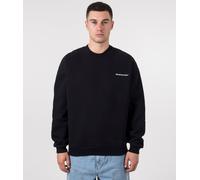 MKI MIYUKI ZOKU Mens Oversized Uniform Crewneck Sweatshirt - Colour: Black - Size: Medium